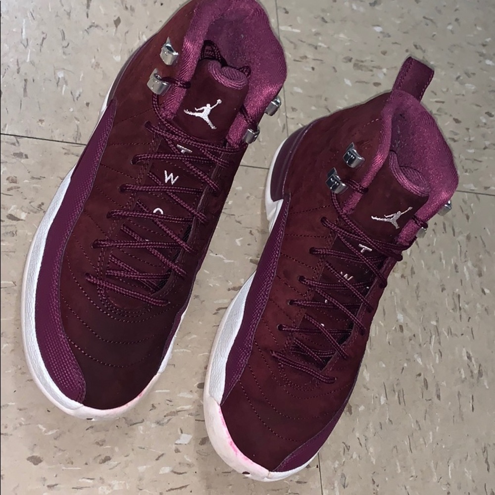 Maroon Jordan’s 12s